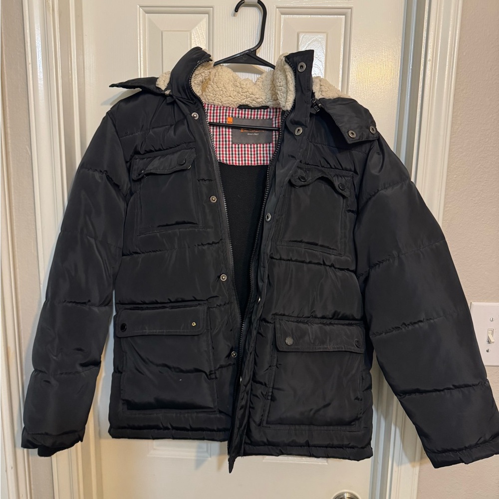 Ben Sherman Black Jacket with Cream Lining